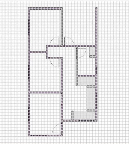 Passo 1: desenhar a planta no editor com modulação automática
